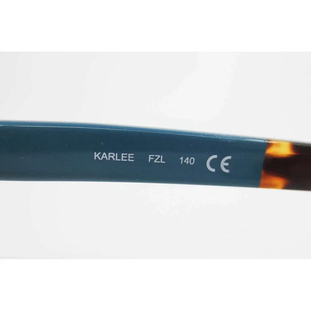 Kate Spade Karlee FZL Cat Eye Eyeglasses Dark Havana Tortoise Teal 140mm